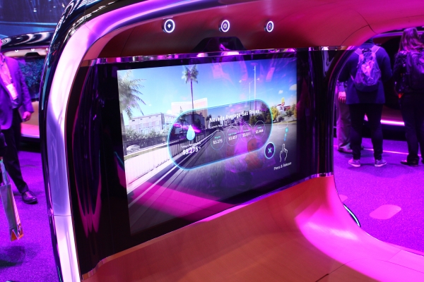 기아차 부스에 전시된 'R.E.A.D(Real-time Emotion Adaptive Driving)' 시스템 ⓒ 시사저널 공성윤