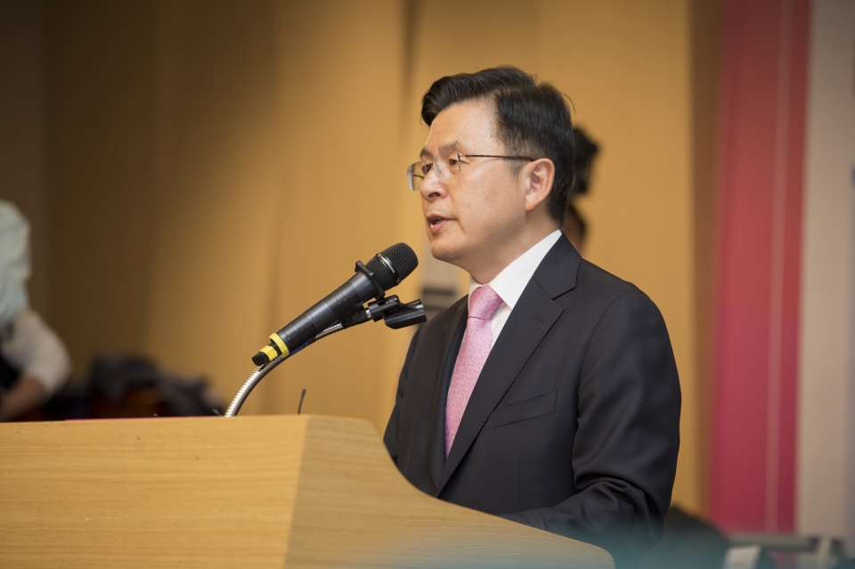 황교안 미래통합당 대표가 15일 밤 긴급 기자회견을 열고 당 대표직에서 사의를 표명했다. ⓒ시사저널 이종현