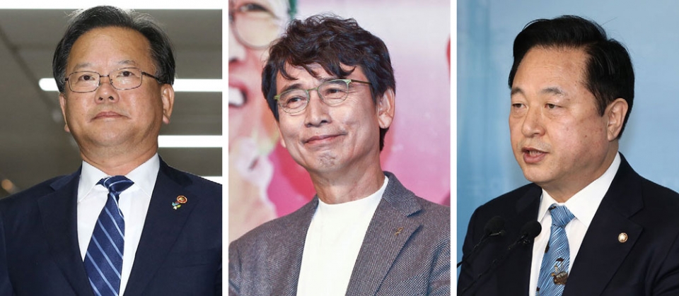 (왼쪽부터)김부겸·유시민·김두관 ⓒ시사저널 박은숙·고성준