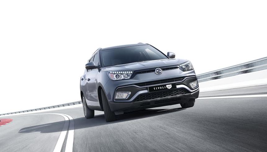 고속도로 주행 중인 티볼리에어 / 사진 = 쌍용차