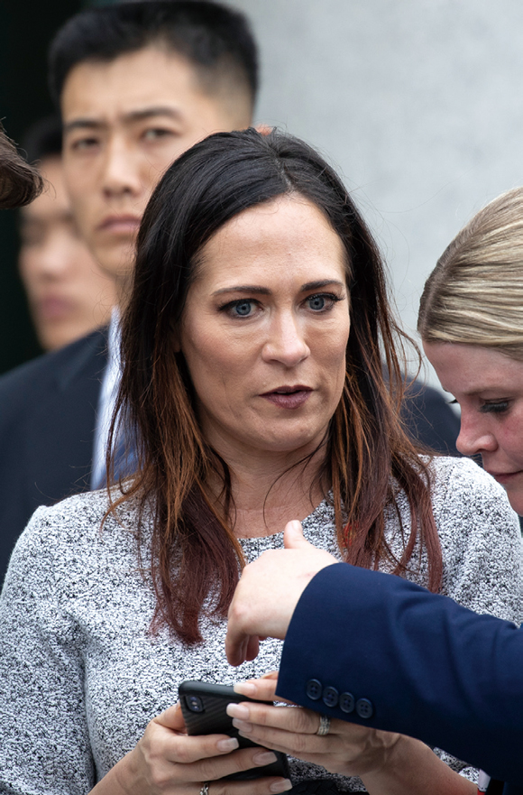 스테파니 그리샴 전 백악관 대변인ⓒ연합뉴스