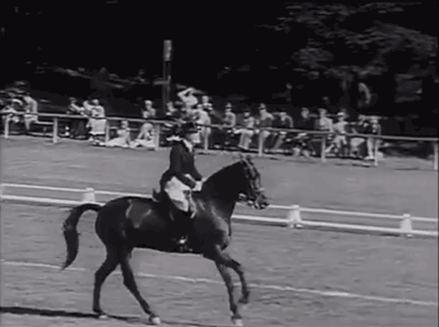 리즈 하텔과 쥬빌리의 경기 모습 ⓒ출처 Horse TV HD