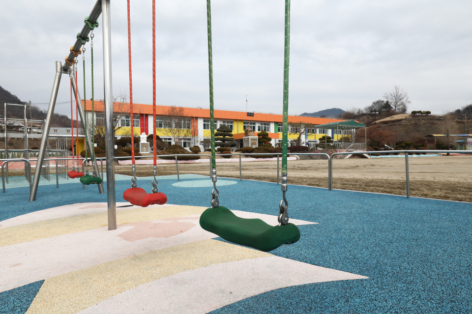 1월9일 오전 충북 옥천군 안내면 안내초등학교 전경 ⓒ 시사저널 임준선