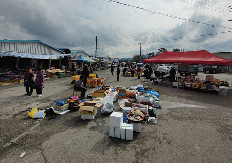 2월4일 오전 곡성 옥과면 옥과장 ⓒ시사저널 공성윤