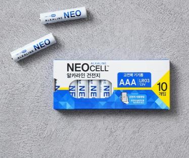 소비자원이 '가성비' 제품으로 뽑은 다이소 네오셀 건전지 ⓒ다이소 홈페이지 캡처