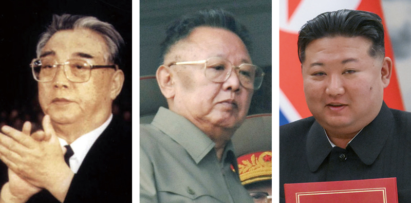 북한 김일성-김정일-김정은 ⓒ시사저널 사진자료
