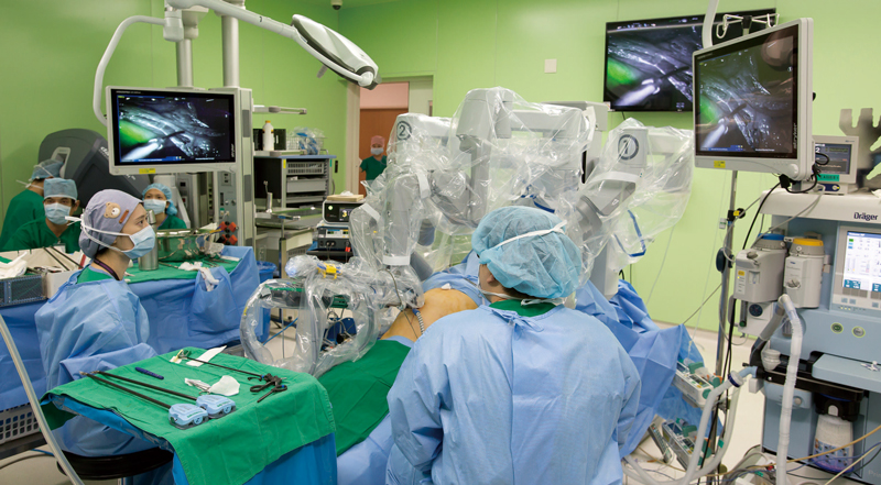 위암 로봇 수술 모습 ⓒ시사저널 임준선