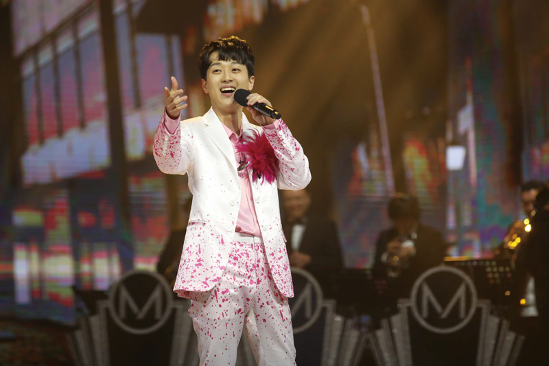 《미스터트롯》 무대에서 노래하는 이찬원 ⓒTV조선