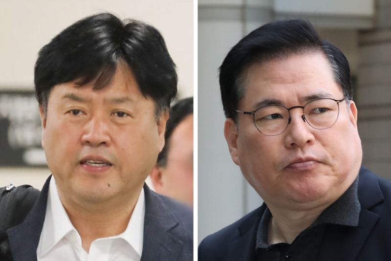 김용 전 민주연구원 부원장(왼쪽 사진)과 유동규 전 성남도시개발공사 본부장 ⓒ시사저널 박정훈