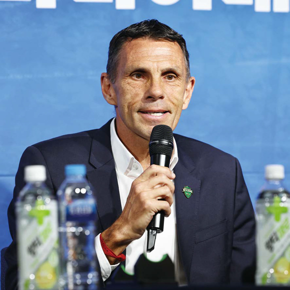 거스 포옛 전북 현대모터스 감독이 2월5일 서울 종로구 축구회관에서 열린 2024~25 아시아축구연맹 챔피언스리그(ACL) 참가 K리그 4개팀 미디어데이에서 각오를 밝히고 있다. ⓒ연합뉴스