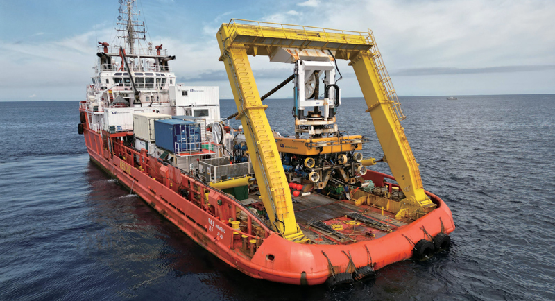 LS전선의 자회사 LS마린솔루션의 해저 케이블 포설선 미래로호 ⓒ연합뉴스