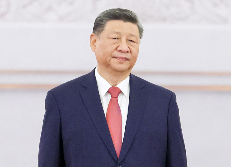 5월8일 전승절 기념 행사에 참석하기 위해 러시아 수도 모스크바를 방문한 중국 시진핑 국가주석 ⓒ연합뉴스