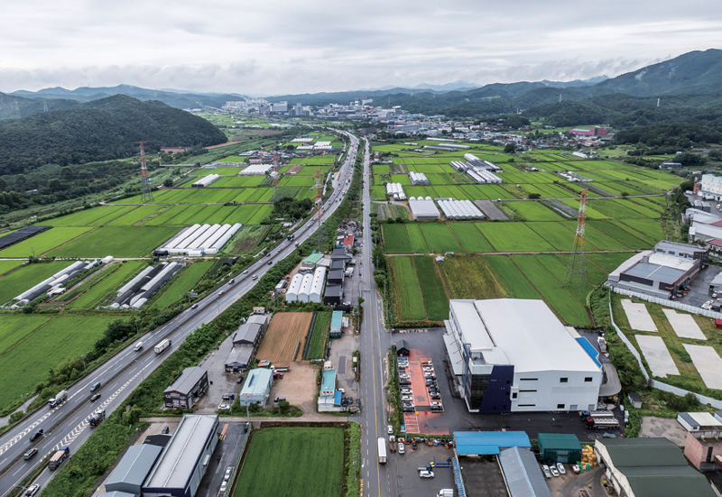 7월15일 경기도 용인시 처인구 이동읍 용인 첨단시스템반도체 국가산업단지 부지 ⓒ시사저널 최준필