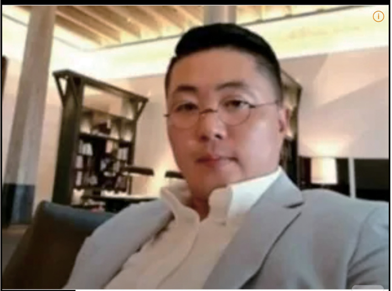 ‘집사 게이트’ 중심에 있는 피의자 김예성씨 ⓒ국회방송 캡처