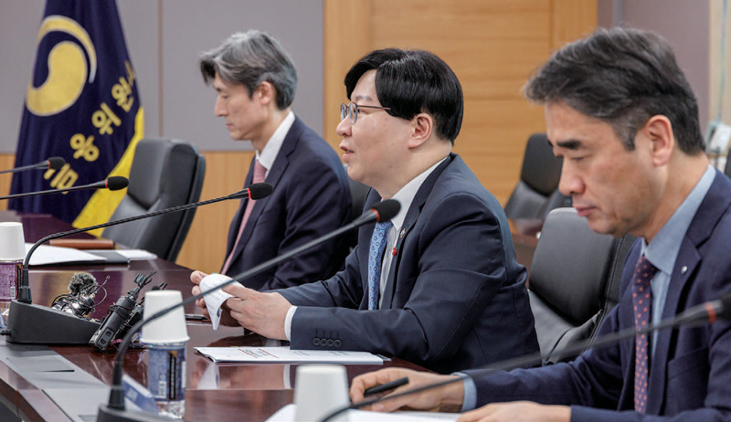 김소영 금융위원회 부위원장이 2024년 1월3일 서울 종로구 정부서울청사에서 열린 공모펀드 경쟁력 제고 방안 간담회에 참석해 발언하고 있다. ⓒ연합뉴스