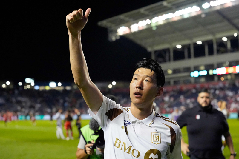 축구선수 손흥민(로스앤젤레스FC) ⓒAFP 연합