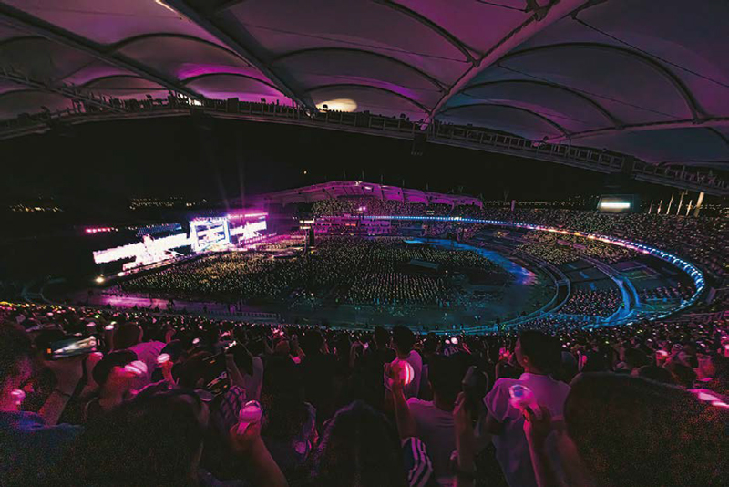 데이식스의 10주년 기념 공연 ‘더 데케이드’ 현장 ⓒJYP엔터테인먼트