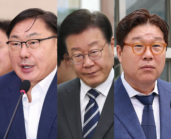 쌍방울그룹의 불법 대북 송금 의혹과 관련한 핵심 인물인 이화영 전 경기도 평화부지사, 이재명 대통령, 김성태 전
쌍방울그룹
회장(왼쪽부터) ⓒ시사저널 박은숙·연합뉴스