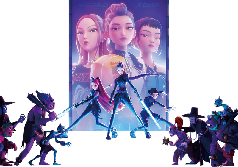 영화 《케이팝 데몬 헌터스》 포스터 ⓒ넷플릭스