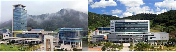 전남도와 전남도교육청은 18일 2026년 학교 무상급식 식품비 분담 비율을 지자체 40%, 교육청 60%로 최종 합의했다고 밝혔다. 전남도청과 전남도교육청 전경 ⓒ전남도-전남교육청 제공