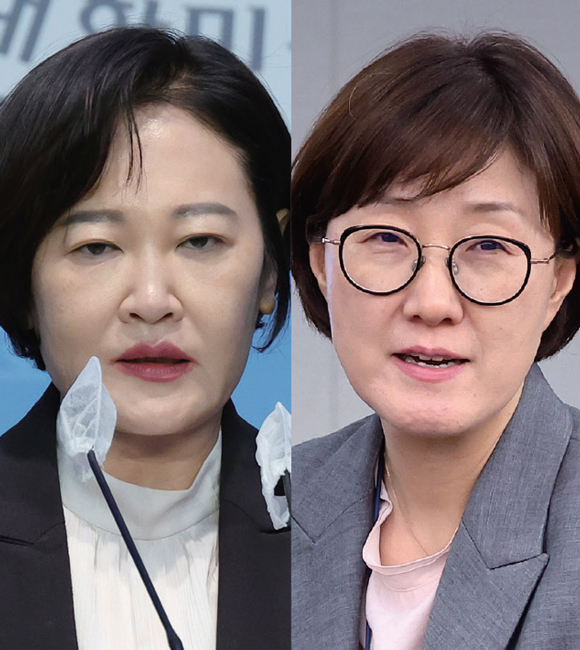 이수진 전 더불어민주당 의원(왼쪽 사진), 김현지 청와대 제1부속실장 ⓒ연합뉴스