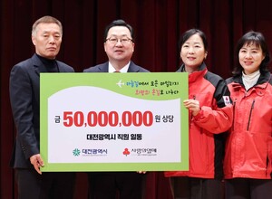 [대전 24시] 대전시, '공적항공마일리지' 이웃사랑 환원...시 공무원 500... - 뉴스 썸네일 이미지
